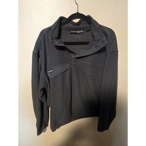 DRI DUCK Brooks Sherpa Mountain Fleece Pullover Jacket Mens Dark Gray Size XL